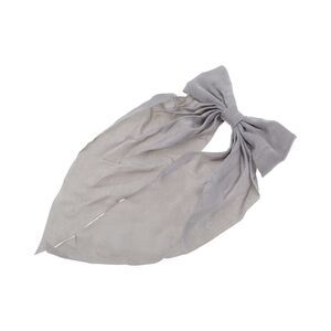 Bow Ribbon Duckbill Hair Clips Hairdo Clip Gray